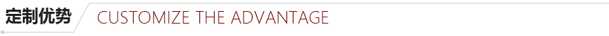 定制優勢 定制優勢