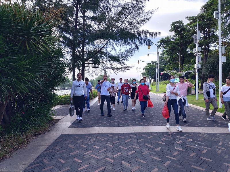 石金科技李總給大家講解深圳灣近年變化 石金科技李總給大家講解深圳灣近年變化